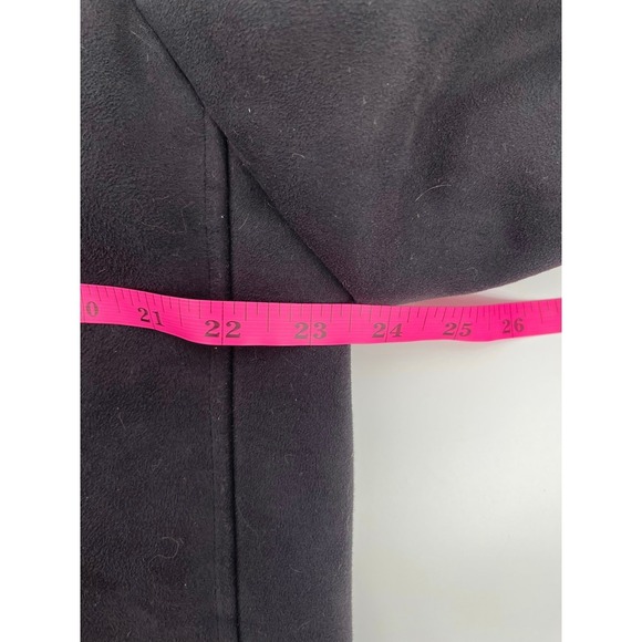 J Percy Vtg Black Faux Suede Fur Lining Trim Coat Size Women‎ XL - Picture 11 of 11
